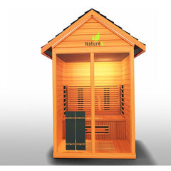 Medical Breakthrough Nature 6™ - Outdoor Sauna, 3 Person - The Home Selection