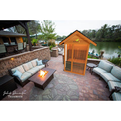 Medical Breakthrough Nature 6™ - Outdoor Sauna, 3 Person - The Home Selection
