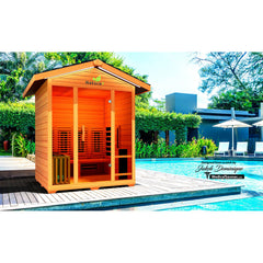 Medical Breakthrough Nature 7™ - Outdoor Sauna, 4 Person - The Home Selection