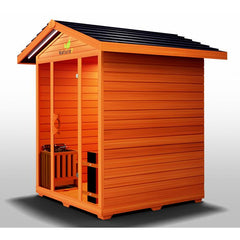 Medical Breakthrough Nature 7™ - Outdoor Sauna, 4 Person - The Home Selection