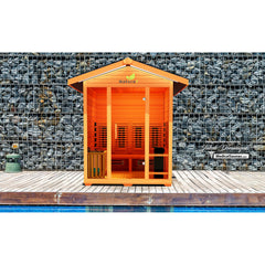 Medical Breakthrough Nature 7™ - Outdoor Sauna, 4 Person - The Home Selection