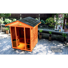 Medical Breakthrough Nature 7™ - Outdoor Sauna, 4 Person - The Home Selection