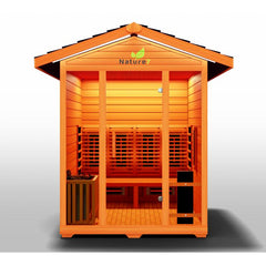 Medical Breakthrough Nature 7™ - Outdoor Sauna, 4 Person - The Home Selection