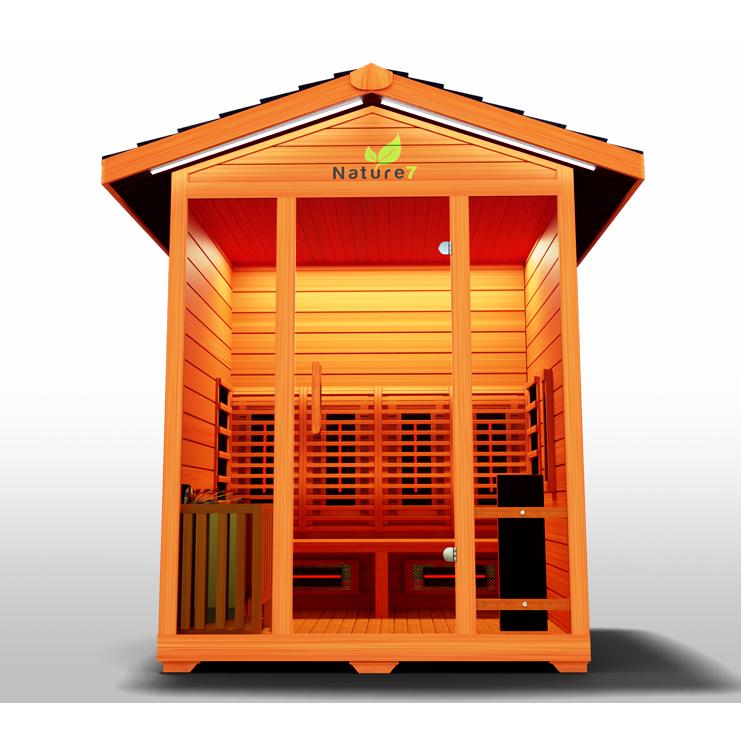 Medical Breakthrough Nature 7™ - Outdoor Sauna, 4 Person - The Home Selection