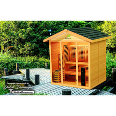 Medical Breakthrough Nature 8™ Plus - Outdoor Sauna, 6 Person - The Home Selection