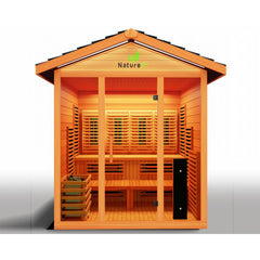 Medical Breakthrough Nature 8™ Plus - Outdoor Sauna, 6 Person - The Home Selection