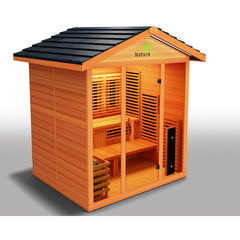 Medical Breakthrough Nature 8™ Plus - Outdoor Sauna, 6 Person - The Home Selection