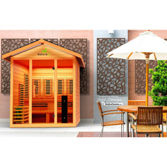 Medical Breakthrough Nature 8™ Plus - Outdoor Sauna, 6 Person - The Home Selection