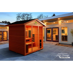 Medical Breakthrough Nature 9™ Plus Outdoor Sauna, 6 Person - The Home Selection