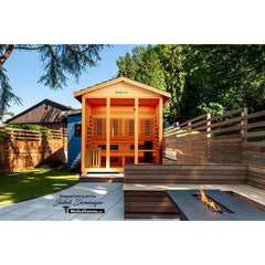 Medical Breakthrough Nature 9™ Plus Outdoor Sauna, 6 Person - The Home Selection