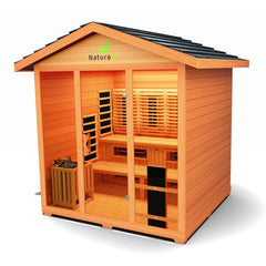 Medical Breakthrough Nature 9™ Plus Outdoor Sauna, 6 Person - The Home Selection