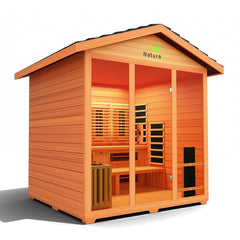 Medical Breakthrough Nature 9™ Plus Outdoor Sauna, 6 Person - The Home Selection
