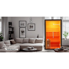 Medical Breakthrough Traditional 5™ - Steam Sauna, 2 Person - The Home Selection
