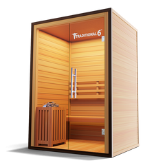 Medical Breakthrough Traditional 6™ - Steam Sauna, 3 Person - The Home Selection