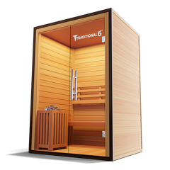 Medical Breakthrough Traditional 6™ - Steam Sauna, 3 Person - The Home Selection