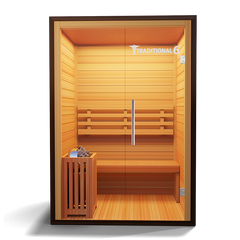Medical Breakthrough Traditional 6™ - Steam Sauna, 3 Person - The Home Selection