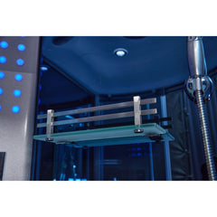 Mesa 36" Free Standing Corner Walk In Steam Shower - WS-9090K - The Home Selection
