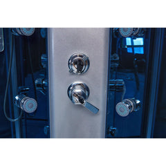 Mesa 36" Free Standing Corner Walk In Steam Shower - WS-9090K - The Home Selection