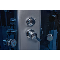 Mesa 36" Free Standing Corner Walk In Steam Shower - WS-9090K - The Home Selection