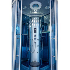 Mesa 42" Freestanding Corner Walk In Steam Shower - 801L - The Home Selection