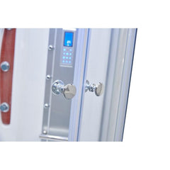 Mesa 42" Freestanding Corner Walk In Steam Shower - WS-801A - The Home Selection