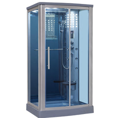 Mesa 45" Rectangular Free Standing Walk In Steam Shower - WS-802 - The Home Selection