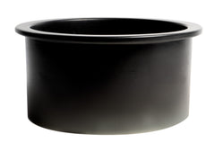 Alfi Round 18  x 18  Undermount / Drop In Fireclay Prep Sink - ABF1818R