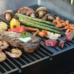 Modern Home Products 55" Tri-Burn Series Patio Mount Grill - W3G4DD - The Home Selection
