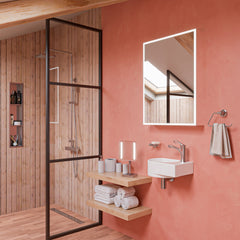 ALFI Square Style Thermostatic Exposed Shower Set - AB2862
