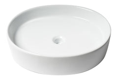 Alfi White 22  Oval Above Mount Ceramic Sink - ABC911