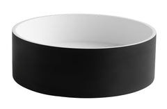 Alfi Black Matte 15  Round Solid Surface Resin Sink - ABRS15RBM