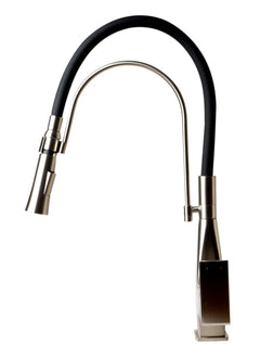 Alfi Square Kitchen Faucet with Rubber Stem - ABKF3023