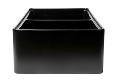 Alfi Workstation 33  x 20  Double Bowl Step Rim Fireclay Farm Sink with Accessories - ABFS3320D