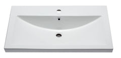 EAGO White Ceramic 32 x19  Rectangular Drop In Sink - BH001