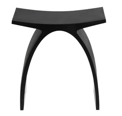 Alfi Black Matte Arched Solid Surface Resin Bathroom / Shower Stool - ABST77BM