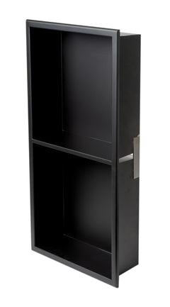 Alfi 12 x 24 Vertical Double Shelf Bath Shower Niche - ABNC1224