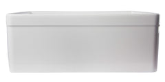 Alfi White 26  Decorative Lip Apron Single Bowl Fireclay Farmhouse Kitchen Sink - AB506-W