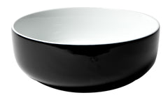 Alfi Black & White 15  Round Above Mount Ceramic Sink - ABC908