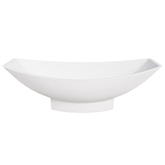 Alfi White Matte 71  Solid Surface Resin Free Standing Hammock Style Bathtub - AB9991