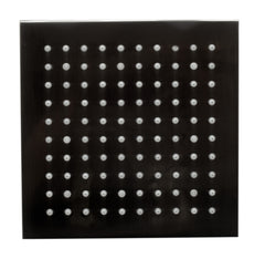 Alfi 8  Square Multi Color LED Rain Shower Head - LED8S