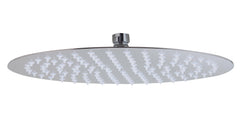 Alfi 12" Round Ultra-Thin Rain Shower Head - Brushed Stainless Steel