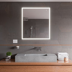 Alfi 40  Solid Concrete Rectangular Countertop Sink - ABCO40R