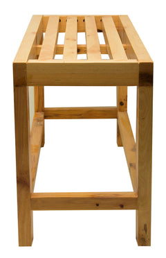 Alfi 26  Solid Wooden Slated Single Person Sitting Bench - AB4401