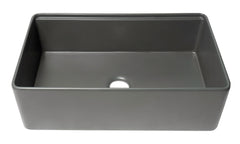 Alfi Workstation 33  x 20  Single Bowl Step Rim Fireclay Farm Sink with Accessories - ABFS3320S
