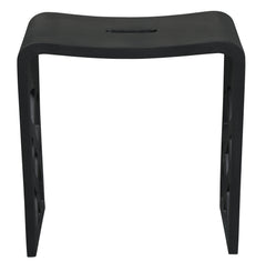 Alfi Black Matte Solid Surface Resin Bathroom / Shower Stool - ABST88BM