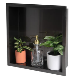 Alfi 16  x 16  Steel Square Single Shelf Shower Niche - ABNP1616
