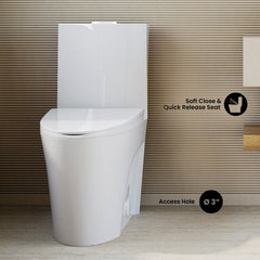 Swiss Madison St. Tropez One-Piece Elongated Toilet Vortex™ Dual-Flush 1.1/1.6 gpf - SM-1T254