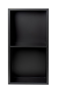 Alfi 12 x 24 Vertical Double Shelf Bath Shower Niche - ABNC1224