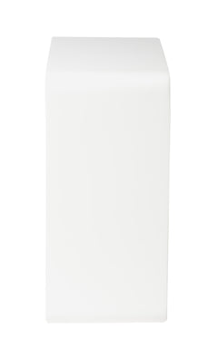 Alfi White Matte Solid Surface Resin Bathroom / Shower Stool - ABST55