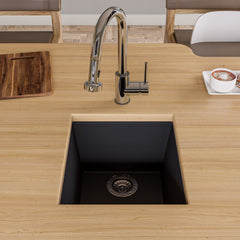 Alfi 17  Undermount Rectangular Granite Composite Kitchen Prep Sink - AB1720UM